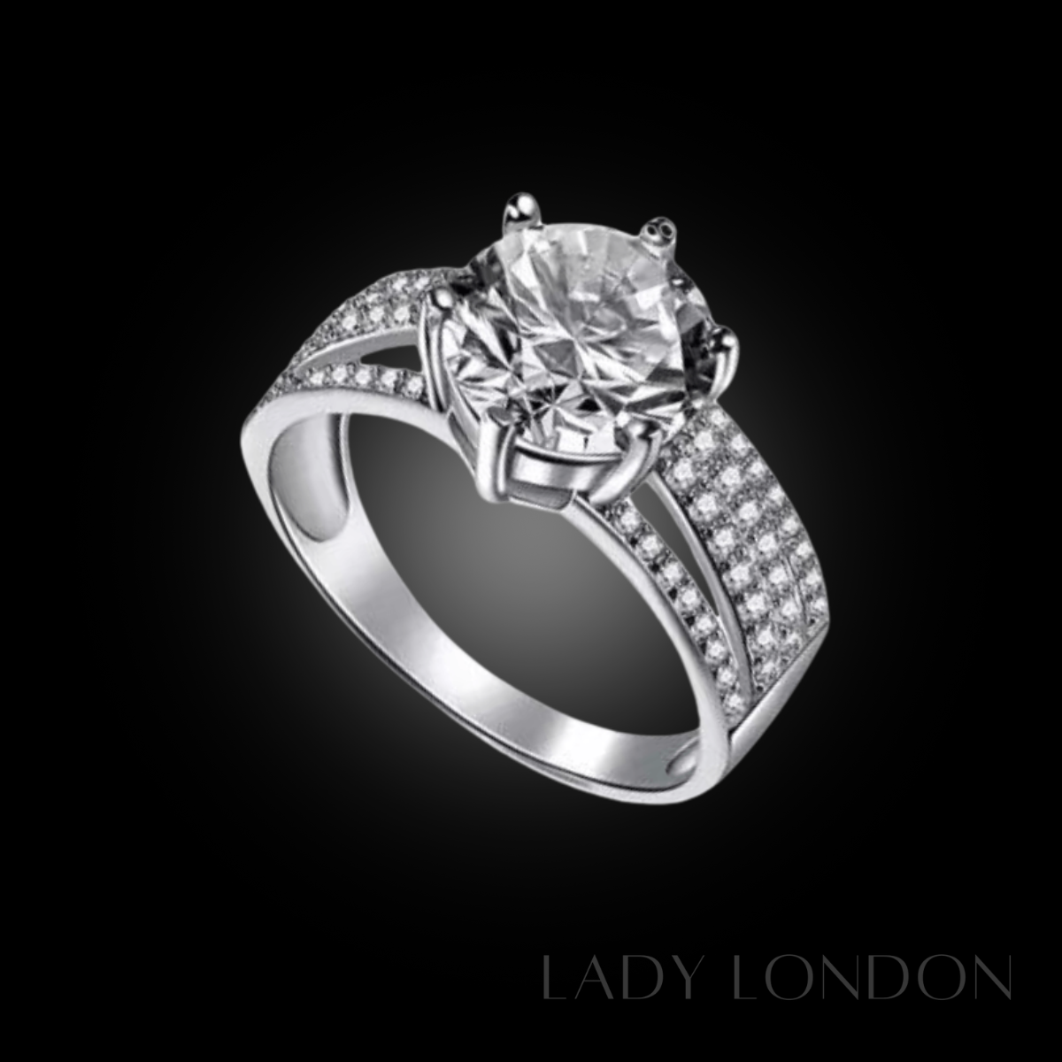 Gavero Ring Fuego met Zirkonia