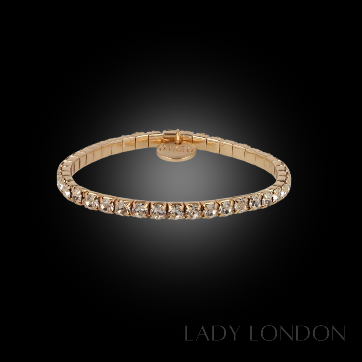 Otazu Alice Bracelet Crystal Gold
